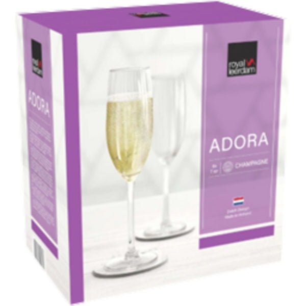 Royal Leerdam Adora Cl Champagne Flute Doos Stuks Glazenmagazijn Nl